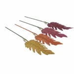 Autumn Glitter Maple Picks