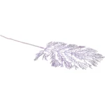 Glittered Cedar Leaf - Image 9