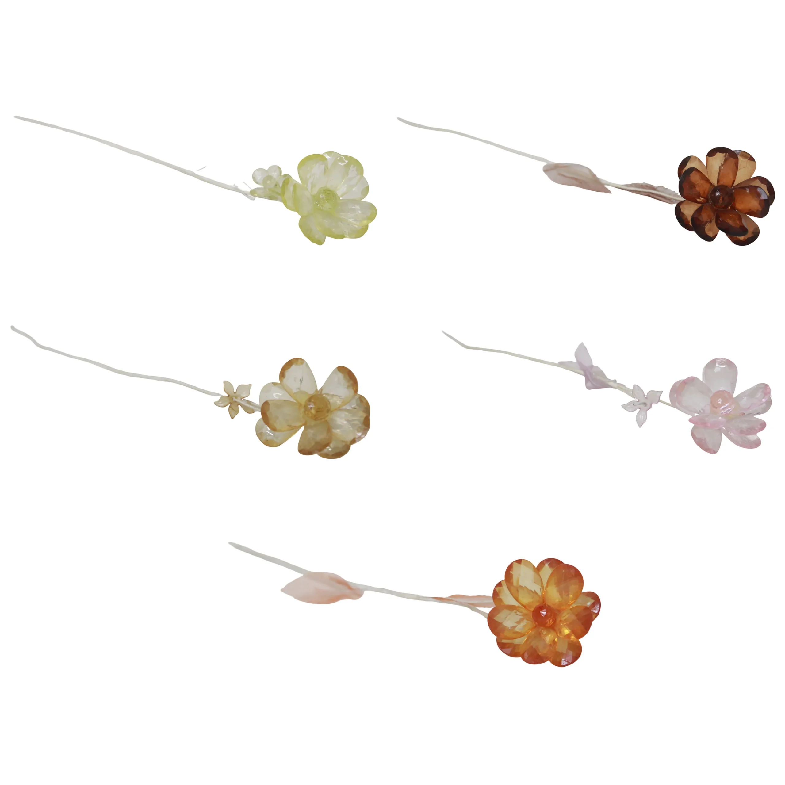 KA31 Acrylic Beaded Blossoms - Image 1