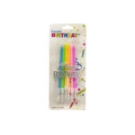"Happy Birthday" Pastel Candles