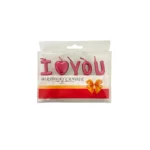 "I LOVE YOU" Red Candle