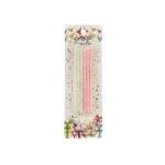 Glittered Candles with Holder - Image 5