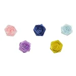 Satin Ribbon Rose Motif
