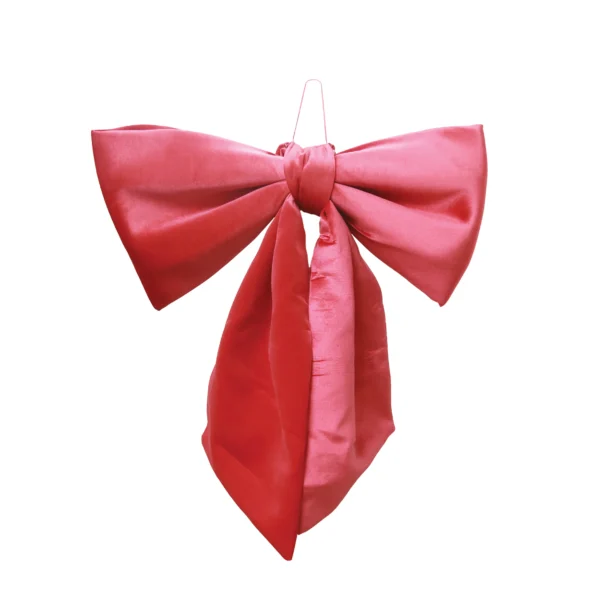 Huge Velvet Red Bow