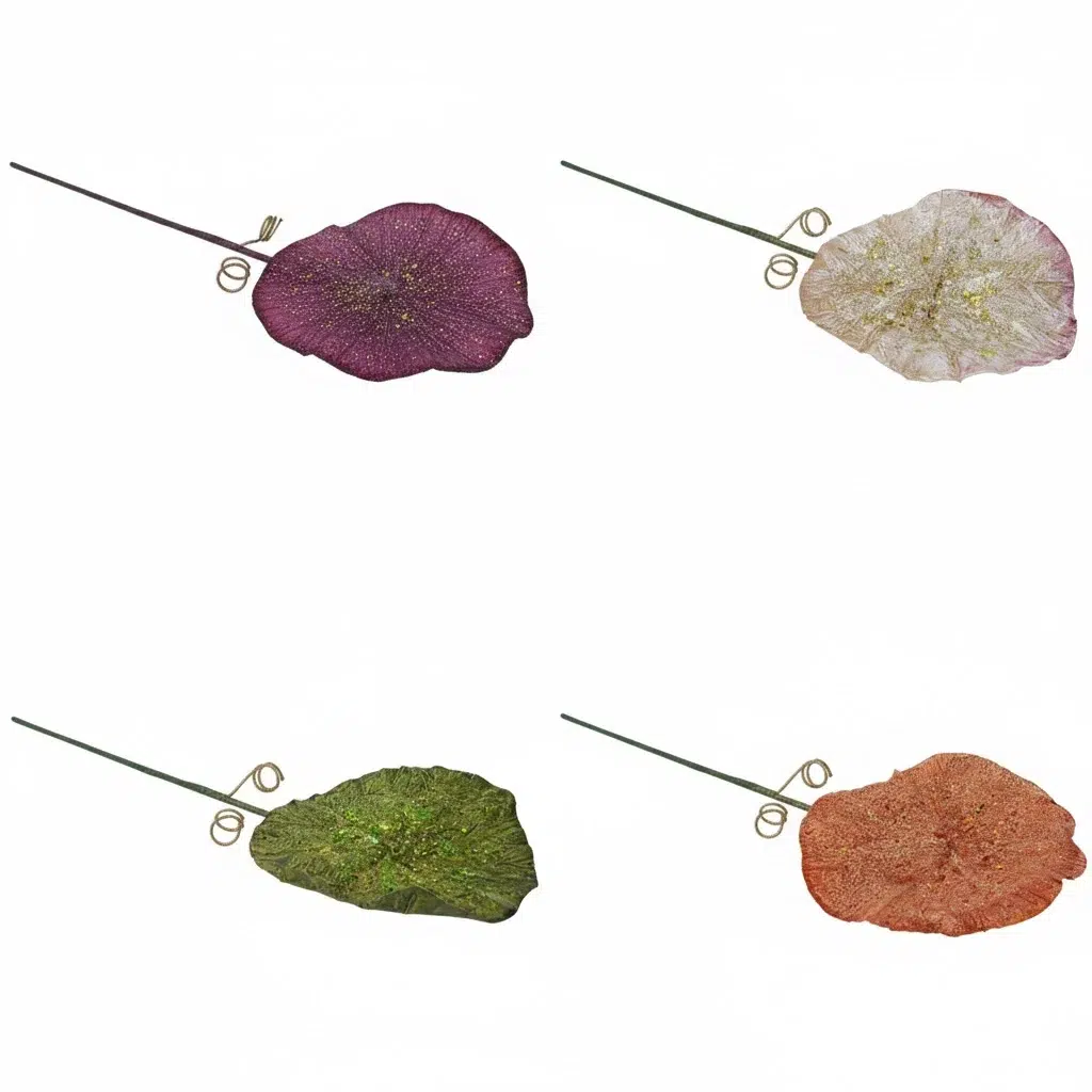 unnamed Artificial Glitter Leaf Pick - Image 1