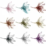 Wire And Glitter Dragonfly Picks