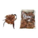 Feathered Spiky Fabric Flower Motif - Image 9