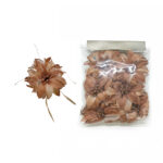 Feathered Spiky Fabric Flower Motif - Image 10