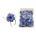 Feathered Spiky Fabric Flower Motif - Image 12