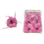 Feathered Spiky Fabric Flower Motif - Image 17