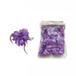 Feathered Spiky Fabric Flower Motif - Image 18