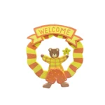 Small Bear Welcome Wreath - Image 3
