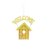 Wooden Birdhouse Welcome