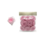 Sheer Organza Rose Motif - Image 5