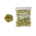 Metallic Rose Motif - Image 2