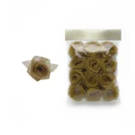 Sheer Organza Rose Motif - Image 8