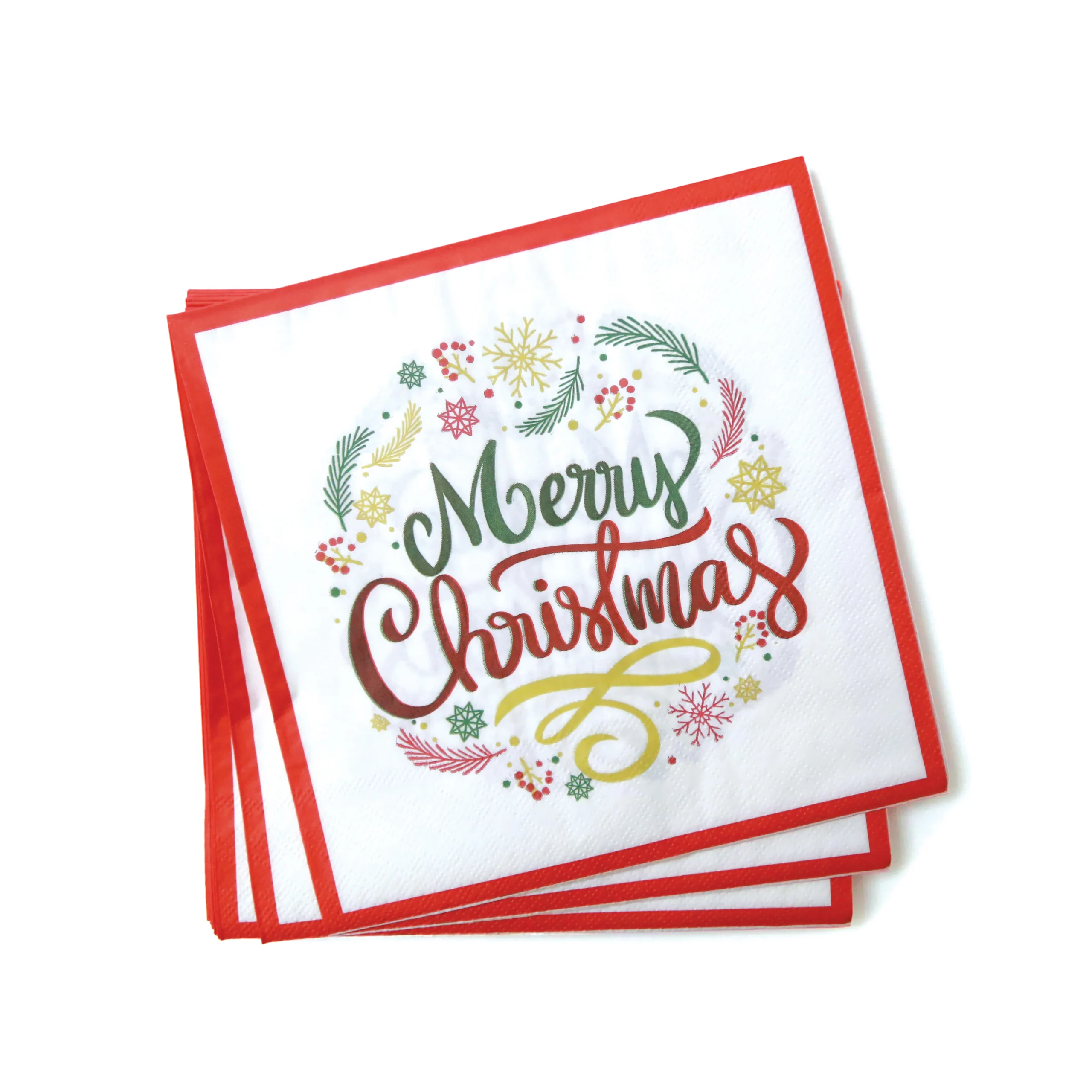 Artboard 1 Merry Christmas Napkins - Image 1