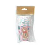 Christmas Drawings Pink Carton Cup - Image 2