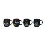 Christmas Matt Black Mug