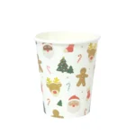 Christmas Drawing White Cups