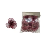 Wired Sinamay Flower Motif - Image 2