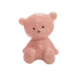 Sitting Pink Bear Money Bank