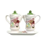 Set Of Oil & Vinegar Jugs On Tray