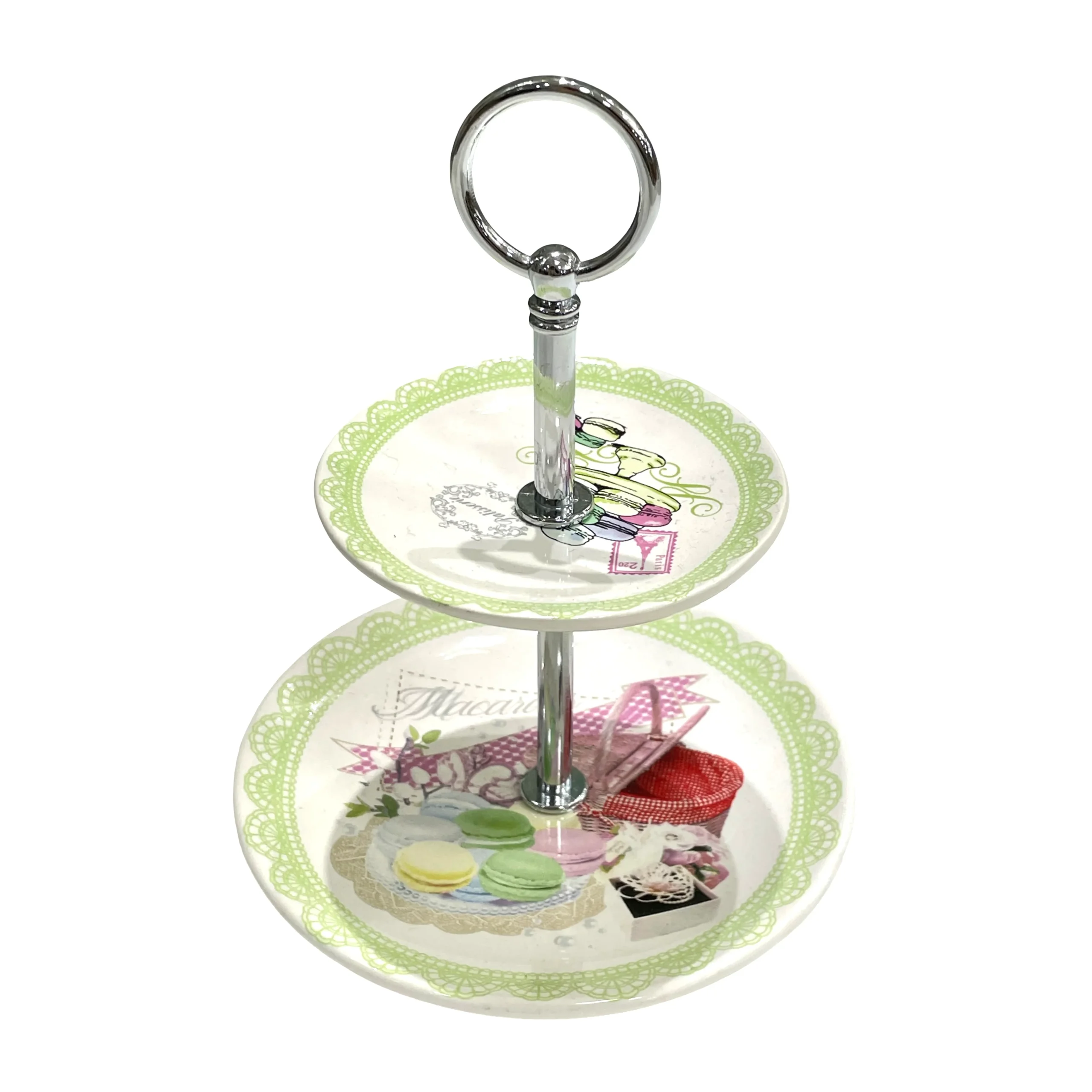image00071 Mini Two Tiers Macaron Holder - Image 1
