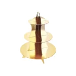 Metallic 3 Tiers Cupcake Holder - Image 2