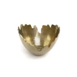 Gold ALU Bowl – Raw Bright Broken Edges (30.5 cm) - Image 2