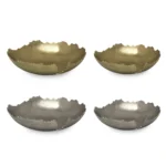 Alu Round Raw Broken Edged Bowl