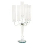 Crystal Clear Glass Candle bars Candlestick