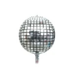 Black & White Gingham Foil Balloon