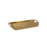 Iron Plain Rectangular Tray With Punched Handles - Image 2