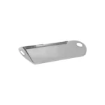 Iron Plain Rectangular Tray With Punched Handles - Image 3