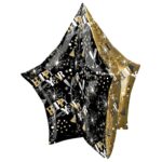 Happy New Year Star 3D Foil Balloon