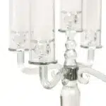 Crystal Clear Glass Candle bars Candlestick - Image 2