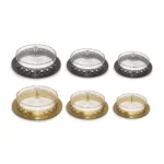 Covered Round Acrylic Dessert Plate