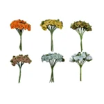 Mulberry Rose Sprig Motif