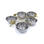 Butterfly 5 Hammered Decker Edges Bowl