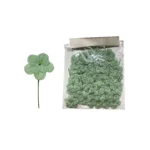 Mid Pearl Jute Flower Motifs – 50 pcs Assorted Colors - Image 5