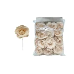 Colored Soft Jute Flower Motif - Image 6