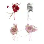 Single Soft Jute Flower Motif