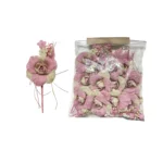 Single Soft Jute Flower Motif - Image 4