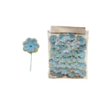 Natural Two‑Layer Jute Flower Motifs – 50pcs Pack - Image 2