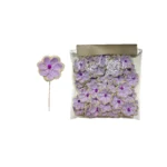 Natural Two‑Layer Jute Flower Motifs – 50pcs Pack - Image 7