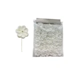 Two‑Layer Jute Flower Motifs – 50 pcs Pack - Image 4