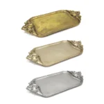 Polyresin Tray With Handles