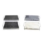 Grill Board On Metal Rack