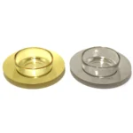 Set Of Coaster & Rimmed Glass Bowl